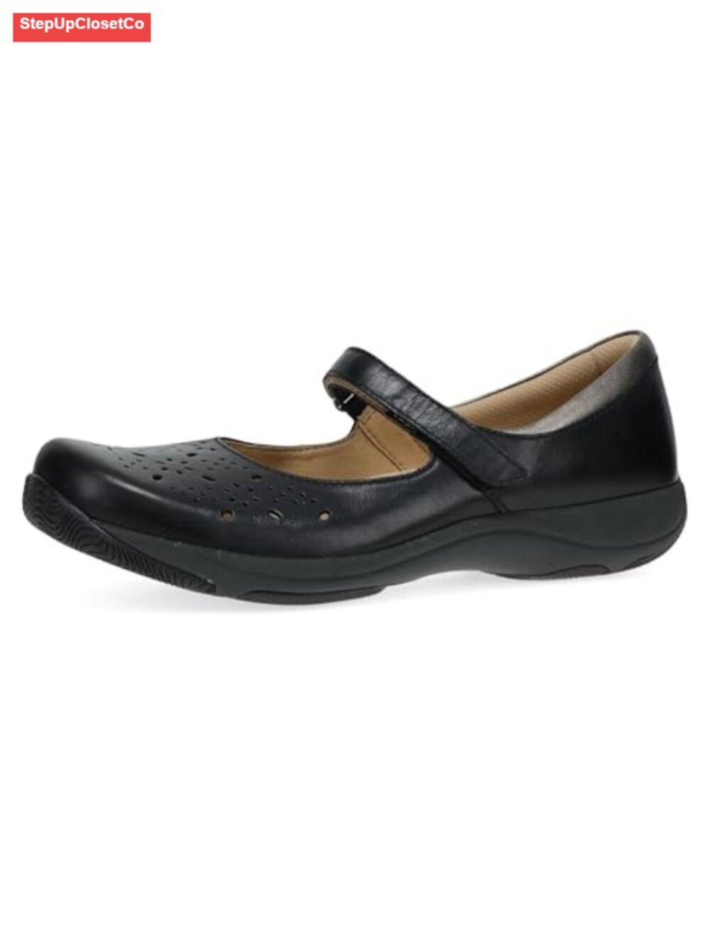 Women's Stacy Flat Mary Jane Leather Comfort Shoes
